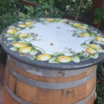 Gartentisch-Fass