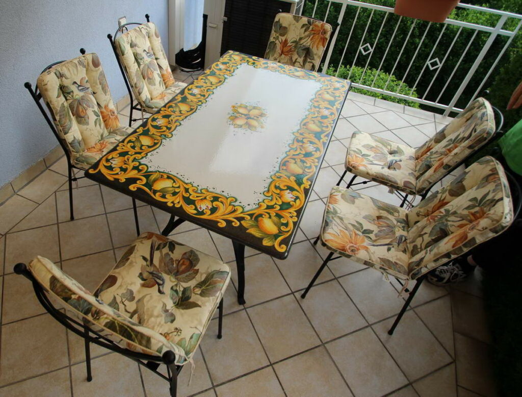 handbemalte Sizilianische Tischplatten